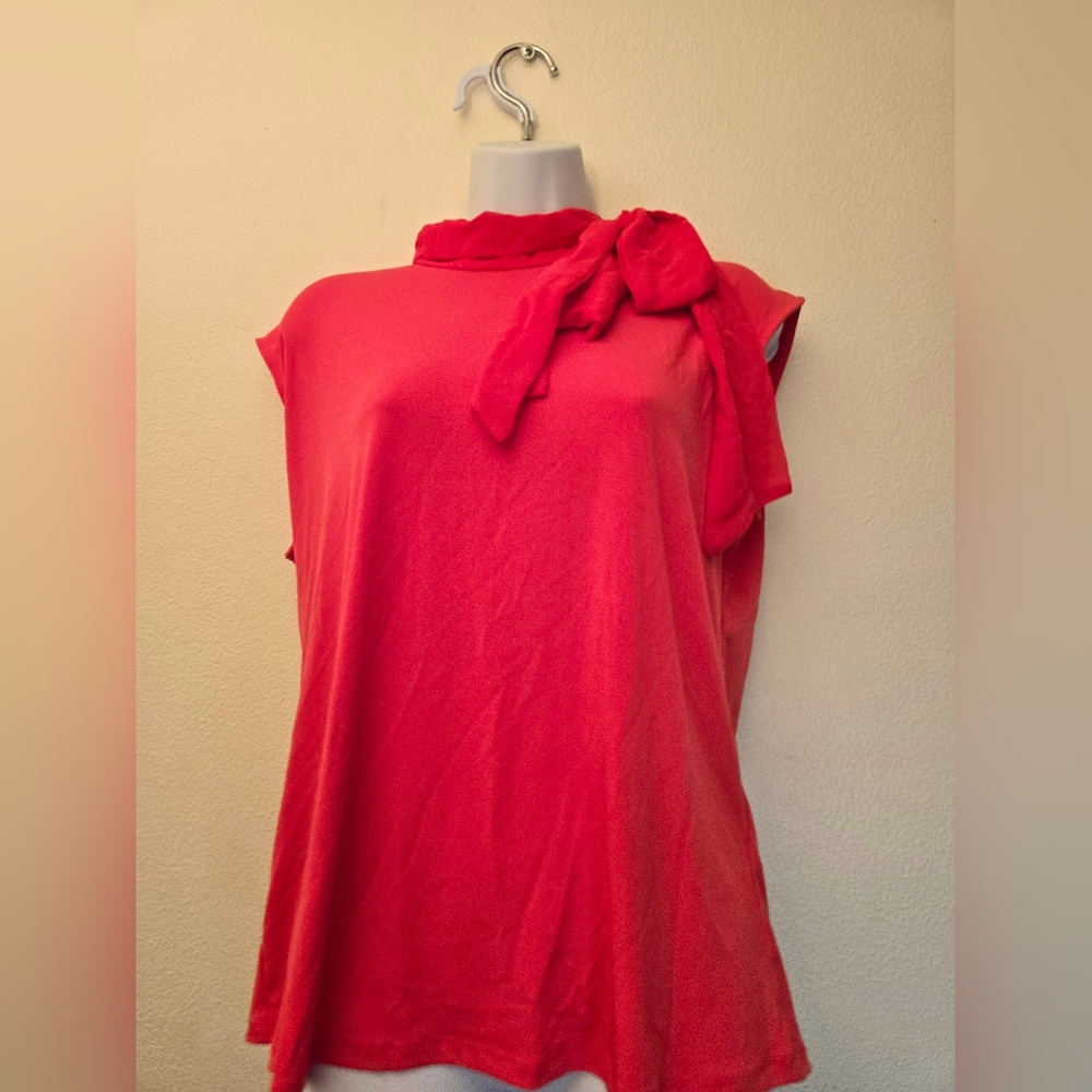 Calvin Klein Women's Bow Tie Knit Top Size L New With Tags
